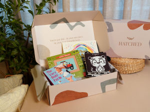 HATCHED GIFT Baby First Library | Newborn Gifts | Baby Shower | 100days Celebration | New Mum Gifts | Baby Hamper