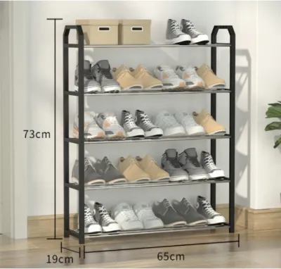 {SG} 3/4/5 Tiers Entrance Shoes Rack/Metal Shoe Rack/Steel Shoe Rack/Shoe Organiser/Shoe Shelf/Shoe Storage Rack