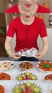10/30/50Pcs Aluminum Foil Film Food Cover Thermal Insulation Films Food Insulation Cover
