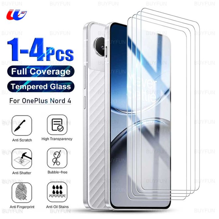 1-4Pcs For OnePlus Nord 2024 inches Case Tempered Glass Protective  Film 1+ Nord4 One Plus 1+Nord4 Screen Protector Cover Lazada PH