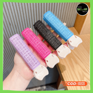 Roll Rambut Jepit Korea Velcro / Jepitan Roll Rambut Poni Korea / Clip Volumizing Hair Poni Roller