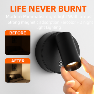 Night Light Far-color Hd Wall Lamps Lighting Strong Magnetic Adsorption No Need to Take Care of