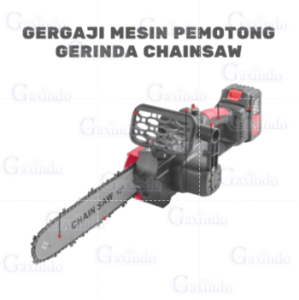 CHAINSAW CORDLESS GERGAJI RANTAI MINI 8 INCH 48V LITHIUM MS6256 GERGAJI MESIN PEMOTONG GERINDA