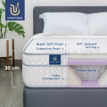 Uniland Sleep Kasur Pocket Spring Super Soft Plushtop 30cm. 