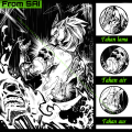 TJ Sai Magic Tattoo 18cm x 11cm | Stiker tato Tahan air Tahan lama | Tato palsu temporer Bertahan 2 minggu | COD. 