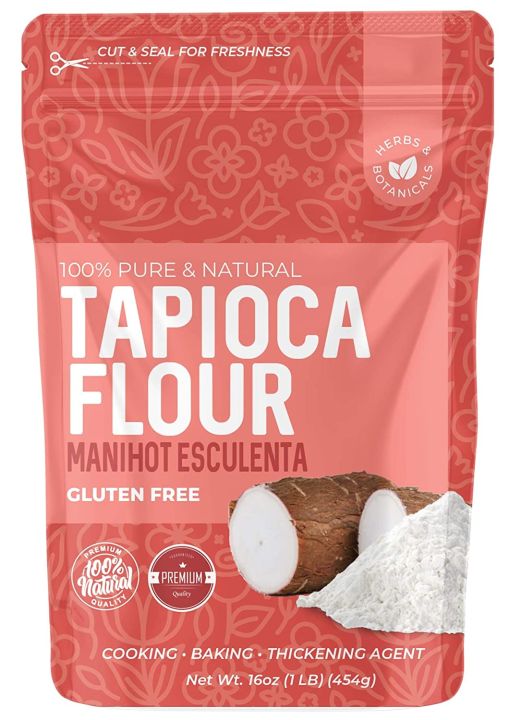 Tapioca Flour Starch, 1 Lb, Glutenfree & nonGMO (Thickener for Food