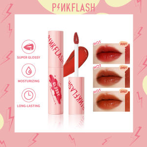 [NEW ARRIVAL]PINKFLASH Watery Glam Lip Gloss Super Glossy Shiny Lip Tint High Quality Moisturizing Non-Sticky Long-Lasting PF-L09 NEW