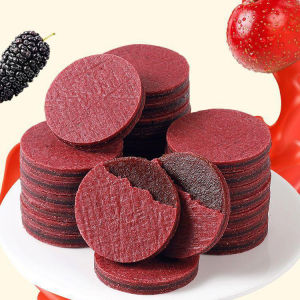Blueberry &amp Mulberry Stuffed Hawthorn Slices Natural Nutrition For Eyes Blueberry And Mulberry Filled Hawthorn Slices Are Sweet And Sour Appetizing Good For Digestion Refreshing Snack