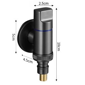 ก๊อกน้ำ วาล์วทองเหลือง แบบติดผนัง สําหรับเครื่องซักผ้า แบบติดผนัง4ขา กันตก สำหรับเครื่องซักผ้า แบบพกพาสะดวก