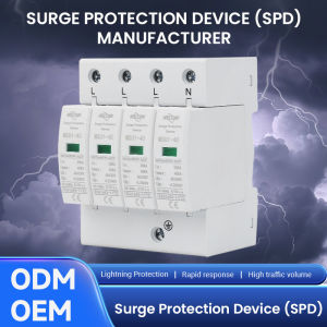 Surge Protector Arrester SPD Charging Station Energy Storage Photovoltaic AC Surge T2 Explosion-Proof Multi-Scenario Applicable
