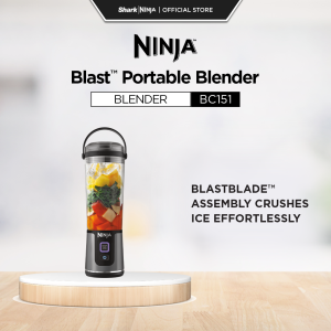 Ninja Blast Portable Blender 530ml Rechargeable with USB-C Cord Lightweight BPA-Free Ninja BC151