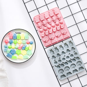Ginca Basketball Chocolate Mold Theme Silicone Mold 30-Cavity Jersey Trophy Silicone Fondant Candy Baking Mould