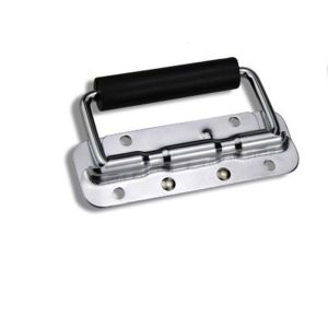 TRYANY Folding Aluminum Box Luggage Accessories Stainless Steel Spring Handle Prop Case Handle Industrial Handle Movable Handle Tool Box Handle Hardware Handle