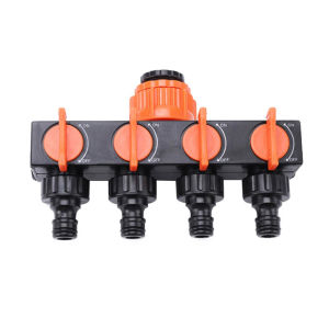 【Top Sale+Ready Stock】4 Way Garden Hose Splitter Heavy Duty Hose Connector
