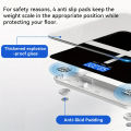 Electronic Digital Human Weighing Scale Tempered Glass Platform LED HD Display USB Battery Charging. 