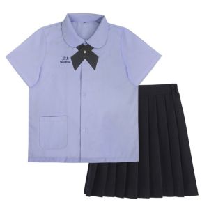 Thai School Uniform Nano Taboo Girls First Love Thai Short Sleeve Shirt jk Uniform Suit Skirt for Children College Style Summer