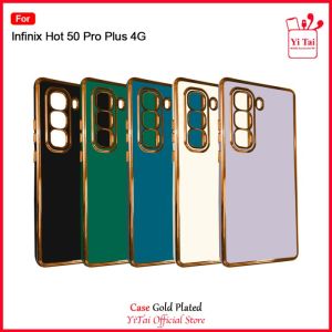 YITAI - YC39 Case Gold Plated Infinix Hot 50 Pro Plus 4G