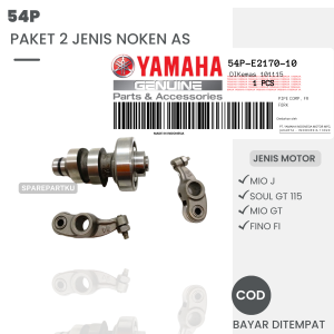(54P) PAKET 2 JENIS NOKEN AS + PLATUK MIO J SOUL GT 115 MIO GT FINO FI/ PAKET HEMAT 2 JENIS/ 54P
