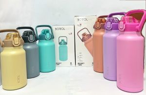 THERMOS DUBBLIN STAINLESS TERMOS BOTOL BASKET 1800ML ADA SEDOTAN TAHAN PANAS DAN DINGIN 12JAM