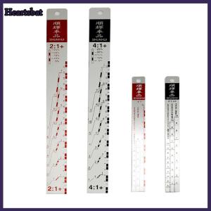 [Heartsbat] Mixing Tool Standard Car Paint Ruler Suitable for Cars Paint Ruler Paint Tool