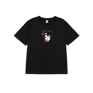 Áo baby tee 12 con giáp tuổi Ngọ ABD401 Miucho cotton cổ tròn in graphic