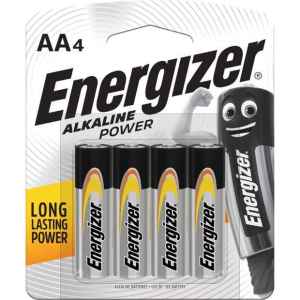 Energizer AA/AAA Alkaline Power Batteries Long-Lasting 1.5V 4pcs/pack