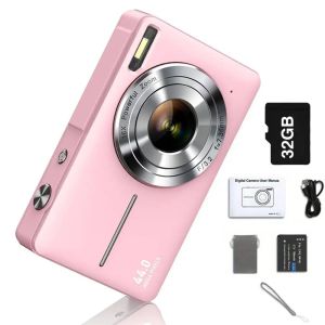 Digital Camera 1080P 44MP Digital Camera Point and Shoot Camera with 16X Zoom Anti Shake CCD Children Camera for Boys Girls Kids