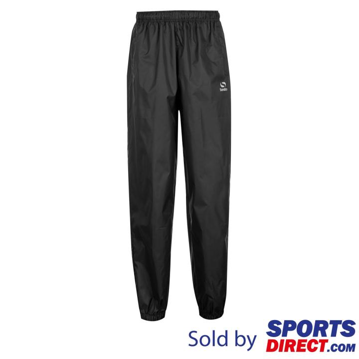 Sondico Mens Rain Pant (Black) - Sports Direct