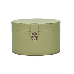 Sacesr Leather Storage Makeup Round Organizer Boxes Modern Minimalist Clothes Storage Container Bedroom Organization Accessories 4Y1Z7