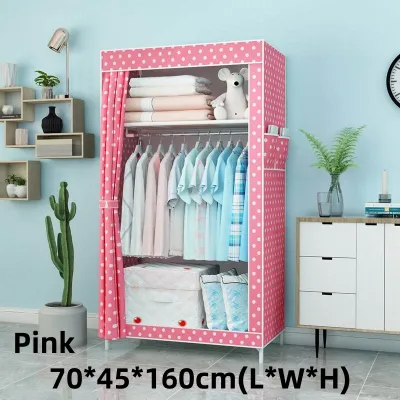 Curtain Wardrobe | Wardrobe Organization | Almari Baju | Multifunctional wardrobe | Rak Baju | Almari Kain murah