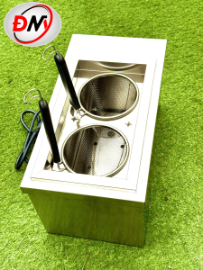 [GIÁ SỐC] Bếp trụng mì phở pasta 2 họng sử dụng điện - công suất 2KW thiết kế hoàn toàn Inox