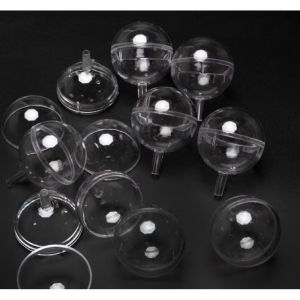 10PCS Bola Coklat Akrilik Ferrero Rocher Bouquet Bunga Valentine Hampers Natal Lebaran Imlek Parsel Buket AL04