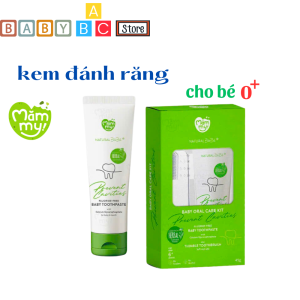 Kem Đánh Răng Mămmy Kem Đánh Răng Thảo Dược Cho Bé Nuốt Được Organic Thuần Chay Tuýt 45gr