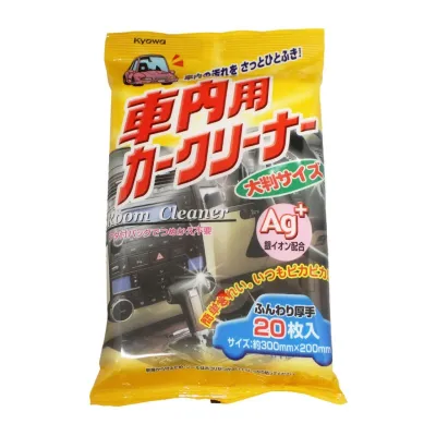 Kyowashiko Car Cleaning Wipes【Interior/Body】wet type