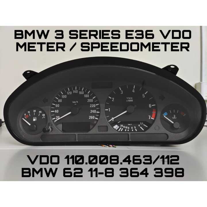 BMW 3 Series E36 Vdo Meter / Speedometer / Speed Meter Car / Cluster