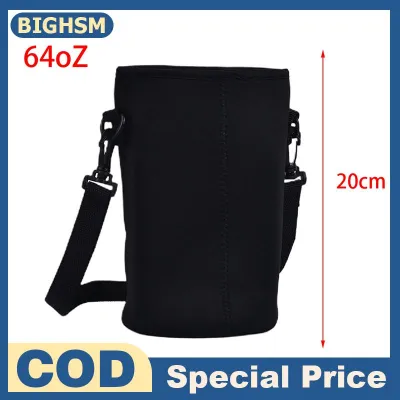 BIGHSM 1X Neoprene chai nước tàu sân bay cách điện cup Bìa Bag chủ Pouch với dây đeo