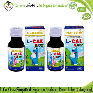 Nu Health L-Cal Grow Vitamin Peninggi - L Cal Grow Syrup Calsium