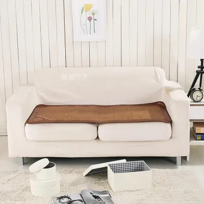 Summer simple sofa bed mat folding sofa bed with ice silk rattan bamboo mat sofa cushion double-sided sofa mat