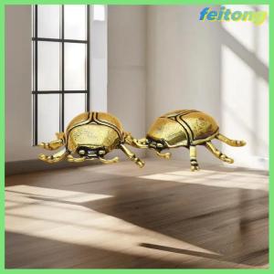 【feitong】🚕🚕【HOT SALE】 1 Piece Funny Ant Scorpion Crafts Solid Brass Insect Beetles Figurines Collection Desktop Small Ornament Home Decoration