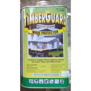 TIMBER GUARD WOOD PROTECTOR MEDIUM BROWN OR CLEAR - 1 L OR 4L ANTI-TERMITES