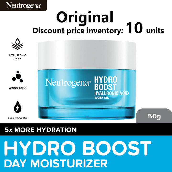 Neutrogena Moisturizer Hydro Boost Hyaluronic Acid Water Gel 50g - Face ...