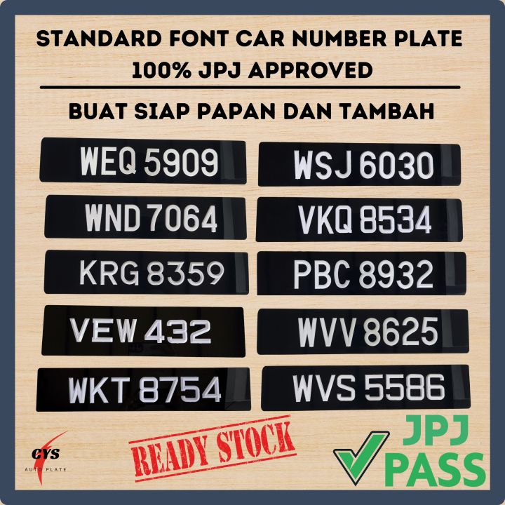 Number plate deals jpj for sale