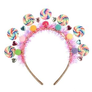 Environmental Bioplastic Rain Fibers Hair Clip For Kids Birthday Incidents Comfortable Flexible Hair Group