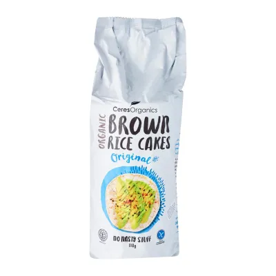 CERES ORGANICS Brown Rice Cakes Original - by Optimo Foods