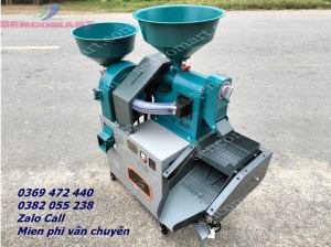 Máy xát gạo 1 lần trắng bóng máy nghiền bột mịn nghiền vỡ điện 220v