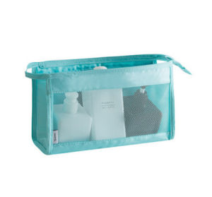 *SG SELLER* Elegant Nylon Mesh Travel Toiletry Bag | Ultra-Light Durable & Portable Cosmetic Pouch