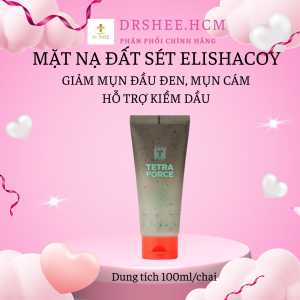 MẶT NẠ ĐẤT SÉT DỊU DA MỤN KIỀM DẦU ELISHACOY TETRAFORCE WASH OFF MASK