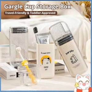 Portable Travel Toothbrush Case Toothpaste Set Storage Box Holder Organizer Outdoor Mouthwash Cup