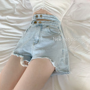 【READYSTOCK】Denim high waist shorts A-line shorts wide leg shorts ripped shorts 现货高腰牛仔裤 不规则高腰短裤 性感短裤 牛仔裤 高腰阔腿裤 显瘦牛仔裤