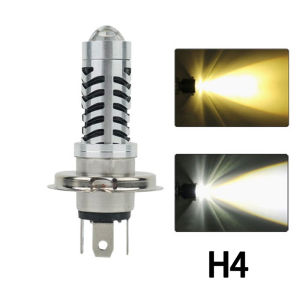 60W Motorcycle Fog Light 6000LM Amber White LED Headlight Bulit-in Relays Offroad Work Lights Spotlight LED Driving Light with Switch